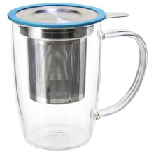Load image into Gallery viewer, FORLIFE NewLeaf glass tea mug
